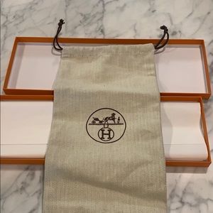 Hermes Authentic gift box with dust bag